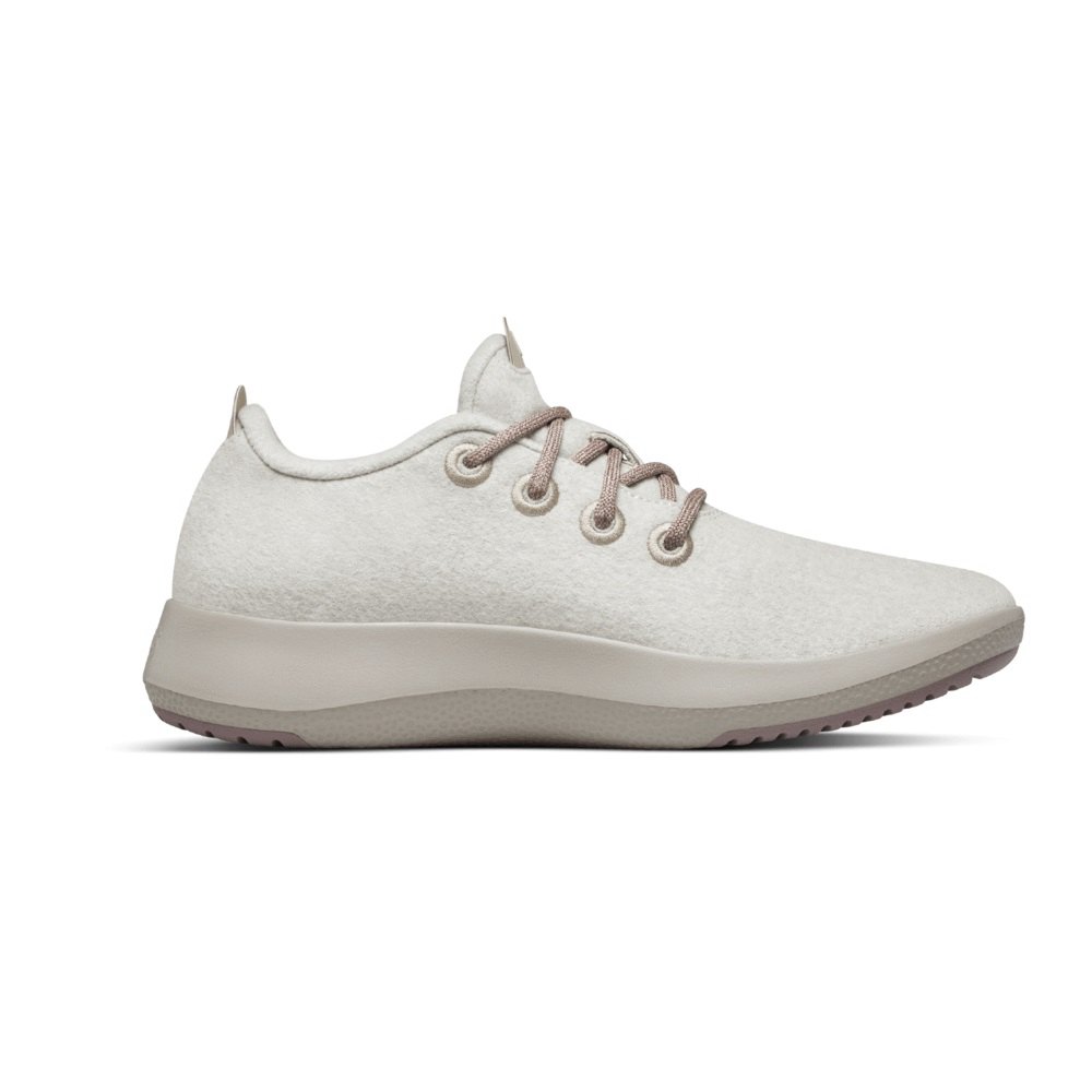 Allbirds Women\'s Sneakers White - Wool Runner Mizzles - 03496LJMY